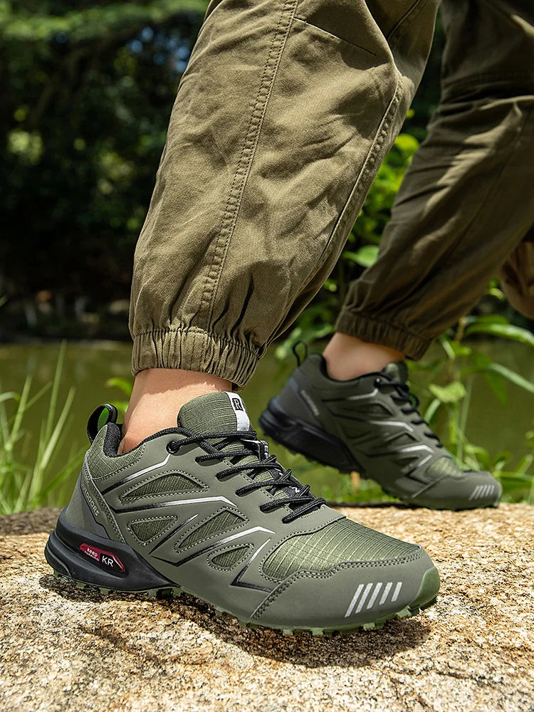 Scarpe Da Trekking Da Uomo Impermeabili Antiscivolo Per Tutti I Terreni Campeggio Allenamento Ciclismo