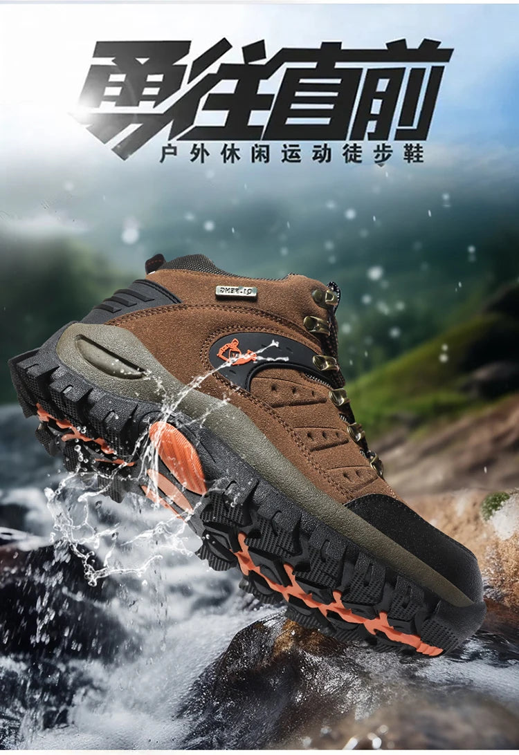 Scarponi Da Trekking Unisex Alla Caviglia Plus Size Outdoor 2025 Montagna Deserto Impermeabili Traspiranti