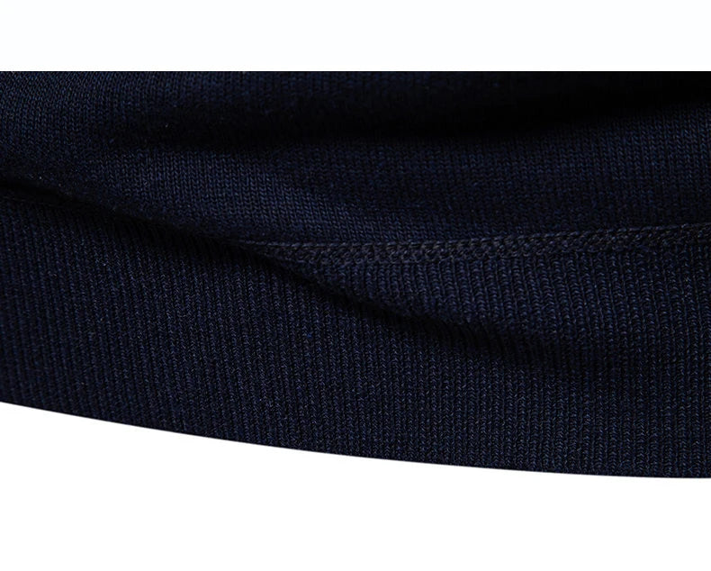 Maglione Uomo Pile Spesso Autunno Inverno Slim Fit Con Mezza Cerniera Collo A O Solido Versatile Nuovo