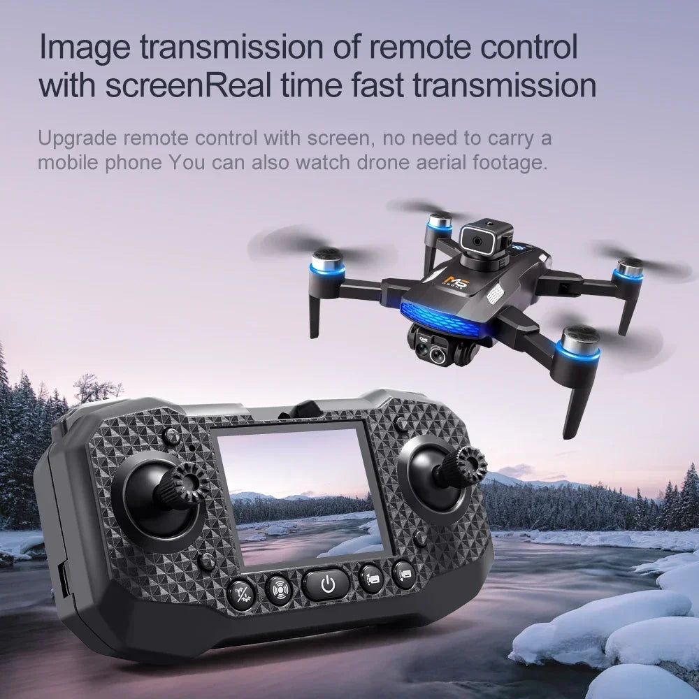 Drone Lenovo M6 8K Pro Con WiFi 5G FPV Fotocamera 4K HD Per Riprese Aeree Professionali Telecomando Con Schermo