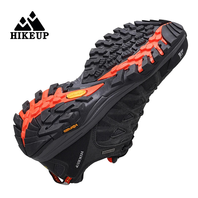 Hikeup Scarpe Trekking Da Uomo Traspiranti Con Lacci Ammortizzate Per Esterno E Arrampicata