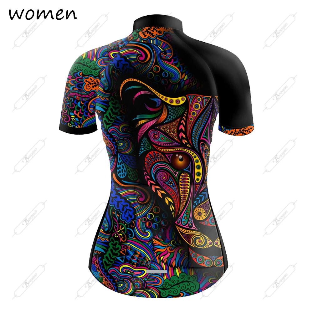 Maglia Da Ciclismo Donna Estate Premium Traspirante Team Racing Abbigliamento Da Ciclismo Maglia Da Bici Corta