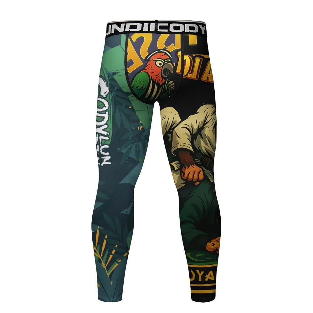 Nuovo Set MMA Da Quattro Pezzi T Shirt Rash Guard Ad Asciugatura Rapida E Pantaloncini Da Combattimento Uomo No Gi BJJ