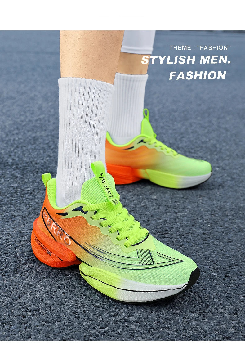Scarpe da Corsa Sportive Unisex per Maratona Traspiranti Leggere Comode Sneakers Atletiche con Ammortizzazione ad Aria