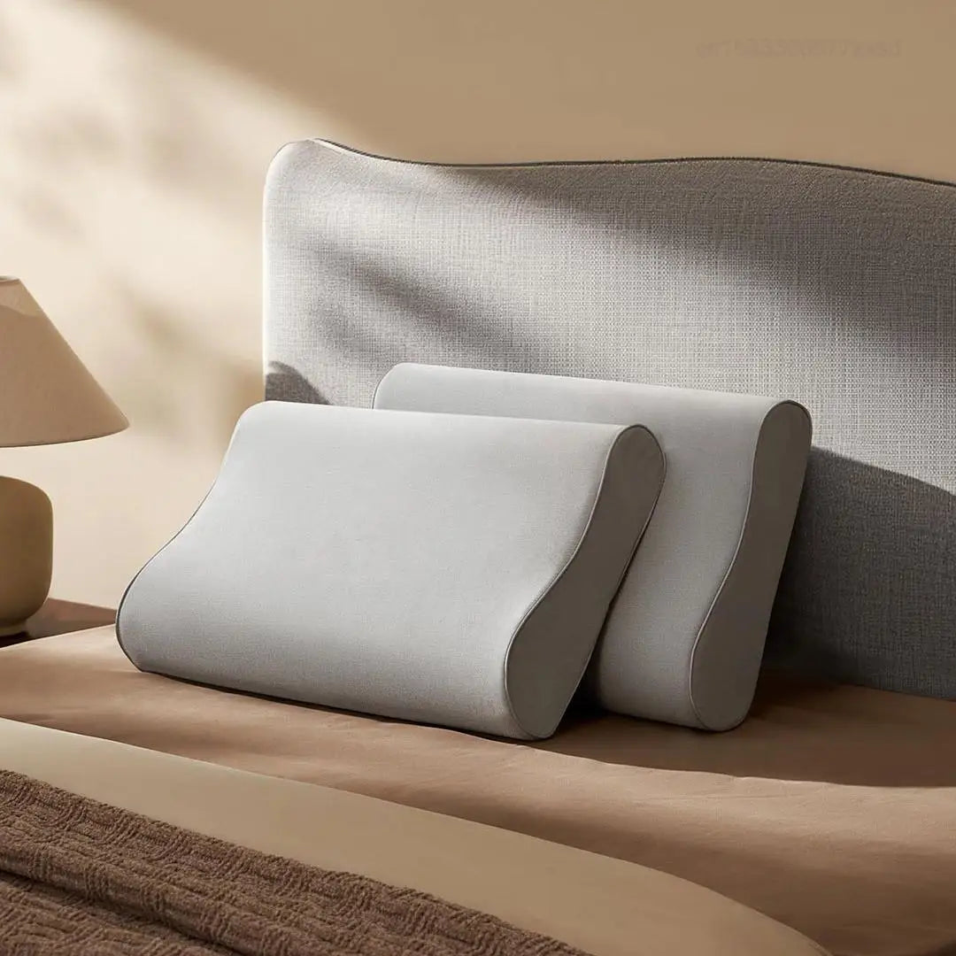 Cuscino Per Il Collo In Memory Foam Pro Traspirante Antibatterico Sostegno Cervicale Senza Cuciture Altezza 9 11 Cm