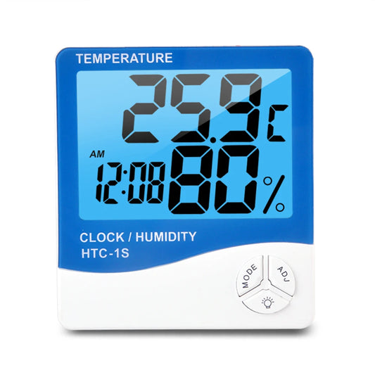 HTC 1S LCD Igrometro Digitale Misuratore di Umidità e Termometro Esterno Interno Stazione Meteo Orologio