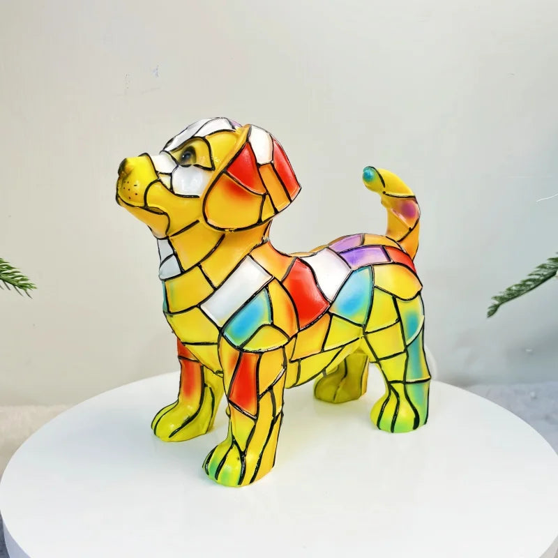 Divertimento Unico Artistico Carino A Forma Di Cane Ornamento Decorativo Luce Notturna Moderna Illuminazione Atmosferica