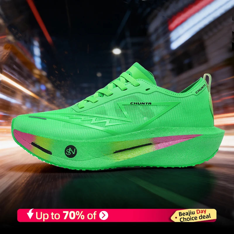 Scarpe Da Corsa 2026 Con Piastra In Carbonio Per Maratona Traspiranti Leggere Uomo Donna Sneakers Chunta
