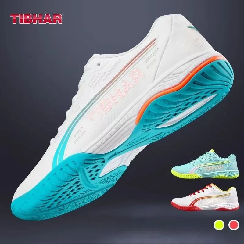 Scarpe da Ping Pong Tibhar per Uomo e Donna Sportive Professionali Antiscivolo Traspiranti