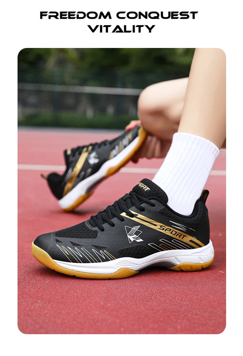 Scarpe Multisport Da Uomo Per Badminton Golf Allenamento Esterno Pallavolo E Ping Pong Antiscivolo Alta Qualità