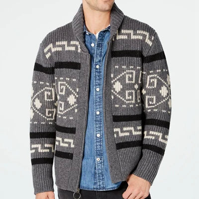 Cardigan Invernale Da Uomo In Maglia Lavorata Termico Caldo Abbigliamento Casual Moda Uomo YA2684
