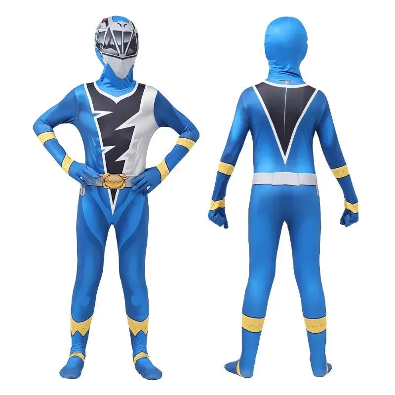 Anime Cosplay Ranger Knight Dragon Team Costume Cosplay Tuta Festa di Halloween Cosplay Vestito di Carnevale di Halloween Regali di Natale