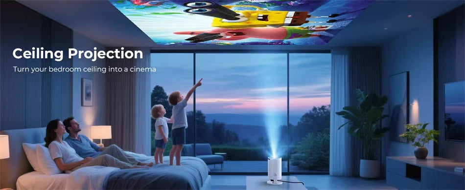 Nuovo Proiettore HY300 2026 4K Android 11 WiFi 6 290 ANSI Allwinner H713 BT5.0 Portatile per Esterni Cinema