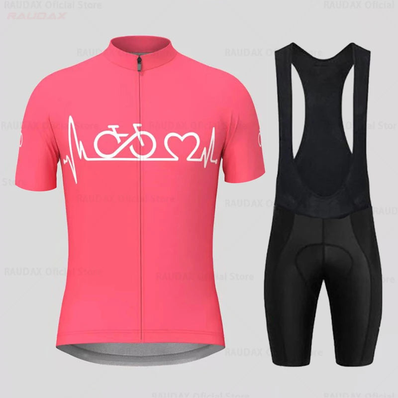 Abbigliamento Da Ciclismo Estivo Per Uomo Kit MTB Maglia Da Ciclismo A Maniche Corte Traspirante Per Bici Da Strada