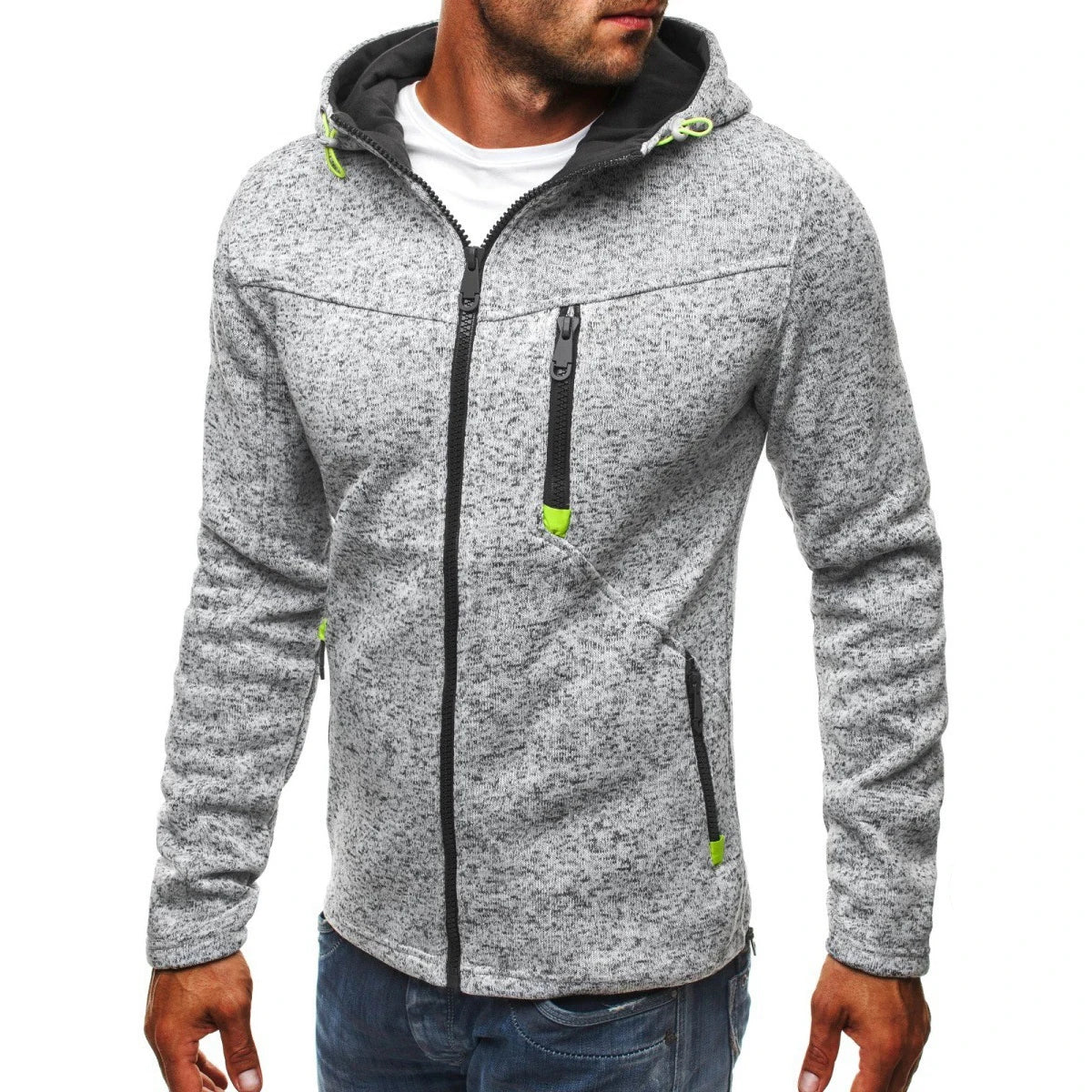 MRMT 2026 Felpa Con Cappuccio Da Uomo Jacquard In Pile Morbida E Calda Ideale Per Inverno E Abbigliamento Casual