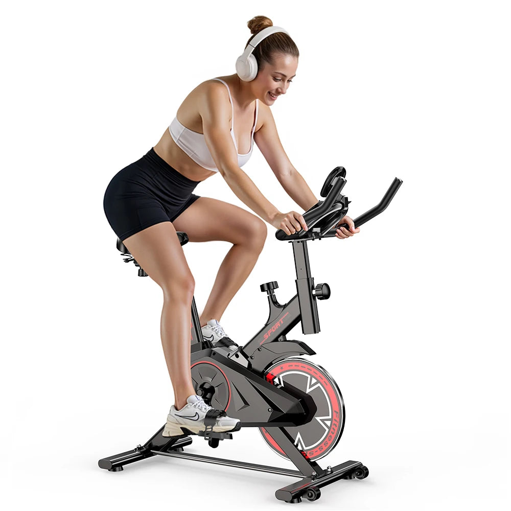 Cyclette Formill QK101 10 Kg Frizione QK116C 12 Kg Magnetico Trasmissione a Cinghia Display Cardio Domestico