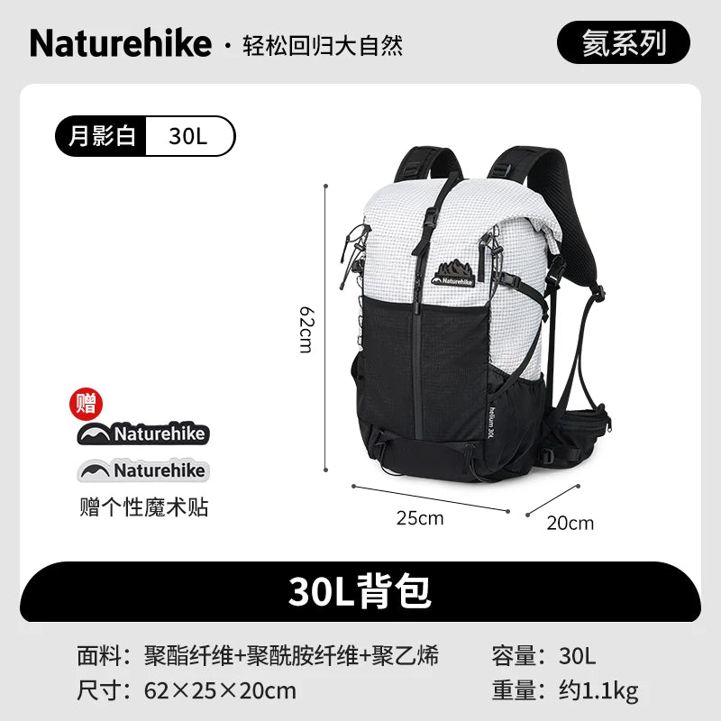 Zaino Naturehike Helio 30L Plus 5L Nuovo 2024 Per Trekking Alpinismo All Aperto Grande Capacità Campeggio Viaggio