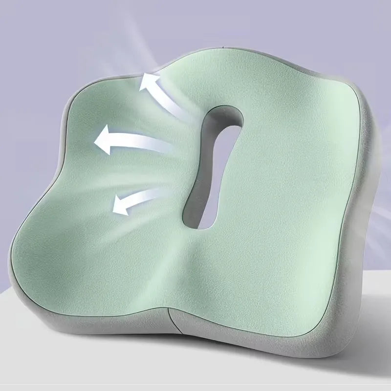 Cuscino del sedile in memory foam per auto e ufficio Supporto lombare per l'anca Correttore di postura Cuscino per sedia per studenti comfort e traspirante