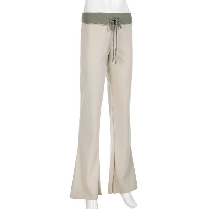 Outfit Da Donna Tre Pezzi Abito Casual Con Spalline Spazzolate E Contrasti Cardigan Con Cappuccio Pantaloni Svasati