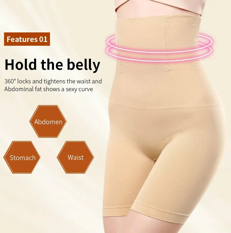 Pantaloni Modellanti Vita Alta Per Donne Glutei Dopo Parto Sollevamento Corpo Pantaloncini Slim Allenatore In Vita