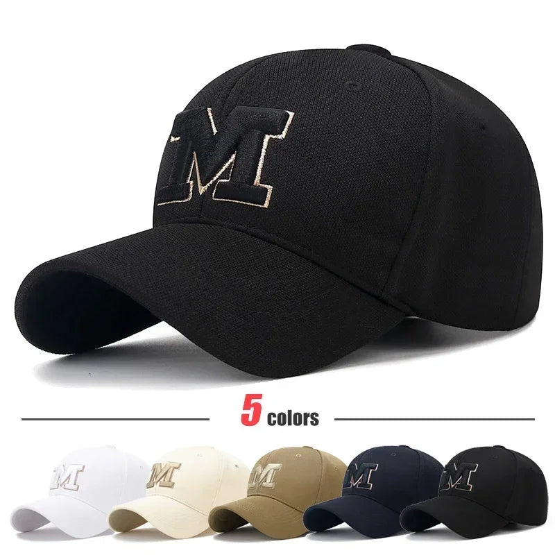 Berretto Da Baseball Unisex Con Ricamo Tridimensionale Lettera Moda Uomo Donna M Per Sport All Aperto
