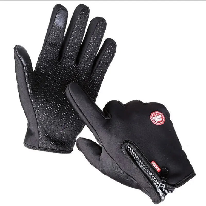 Guanti Da Ciclismo Invernali Con Supporto Al Polso E Touch Screen Antivento Antiscivolo Con Dita Intere