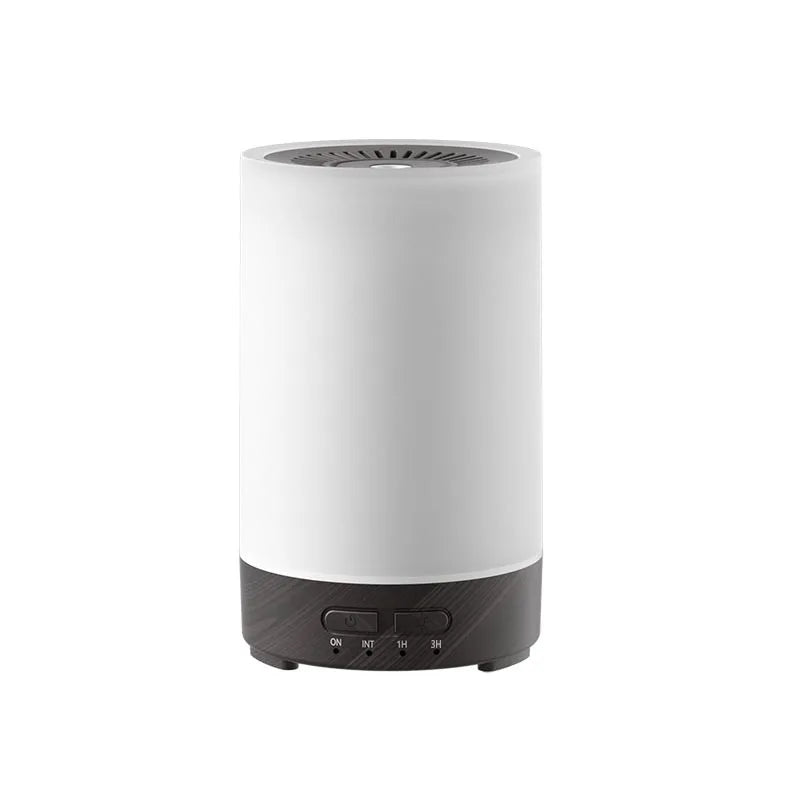 Umidificatore Diffusore Di Oli Essenziali Con Venature Del Legno Spruzzatore Automatico LED Per Profumo Camera Da Letto