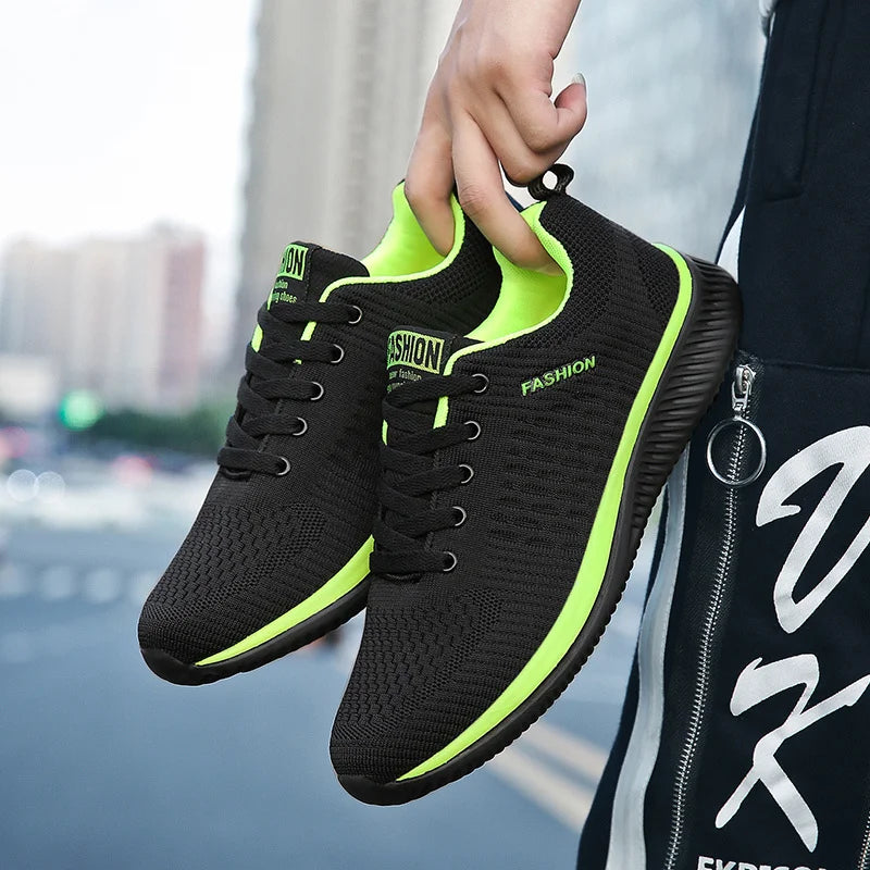 Scarpe Da Corsa Da Uomo Leggere Traspiranti Sneakers Sportive Per Jogging E Passeggio In Mesh Con Lacci Comode