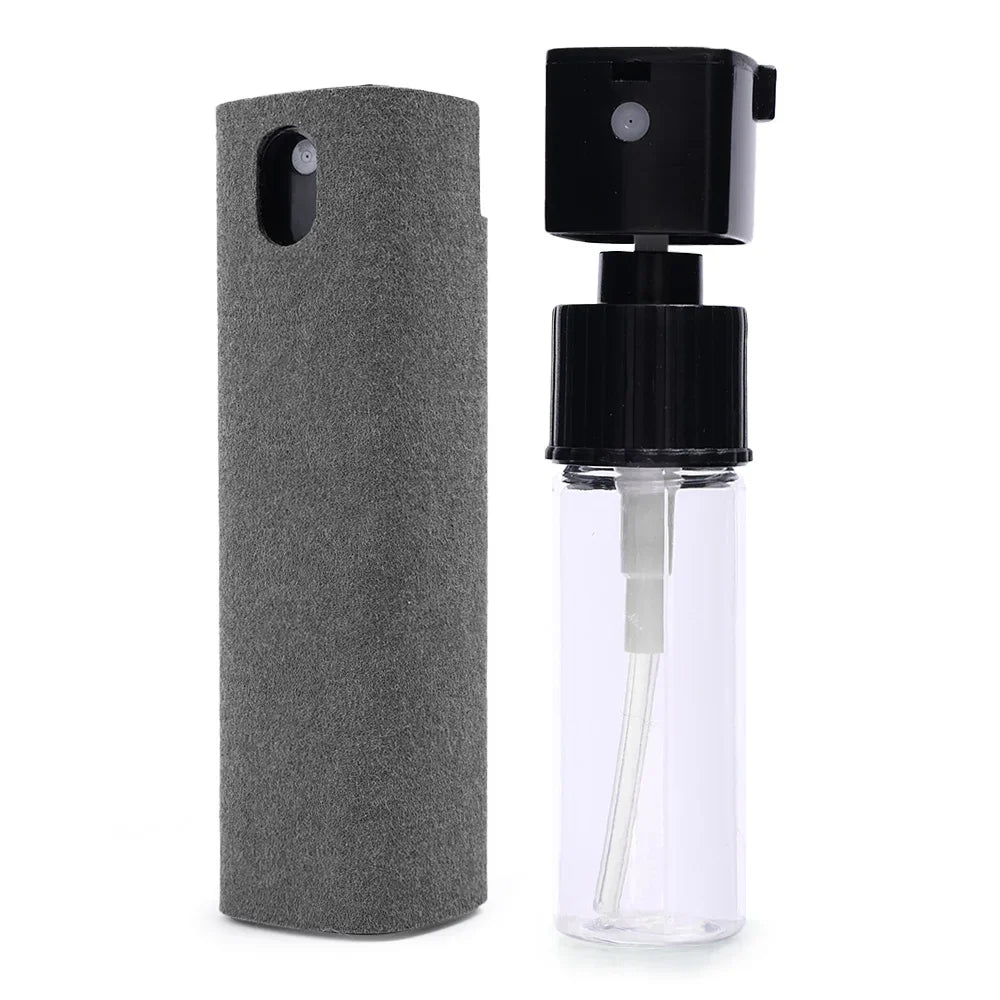 Detergente Per Schermo Con Bottiglia Spray 2 In 1 E Set Di Panni In Microfibra Per Computer E Smartphone Pulizia Auto