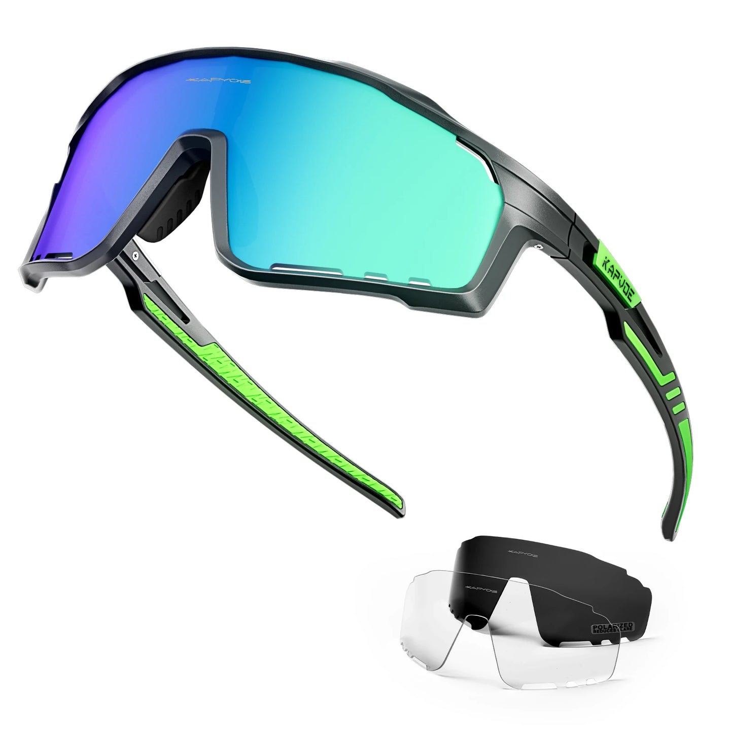 Occhiali Da Ciclismo Polarizzati Kapvoe Da Donna UV400 Occhiali Da Sole Per Bicicletta E Esterno Sport Escursionismo