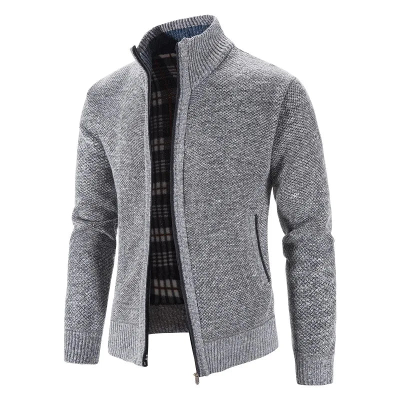 Nuova Primavera Autunno Maglione Lavorato a Maglia Uomo Moda Slim Fit Cardigan Casual