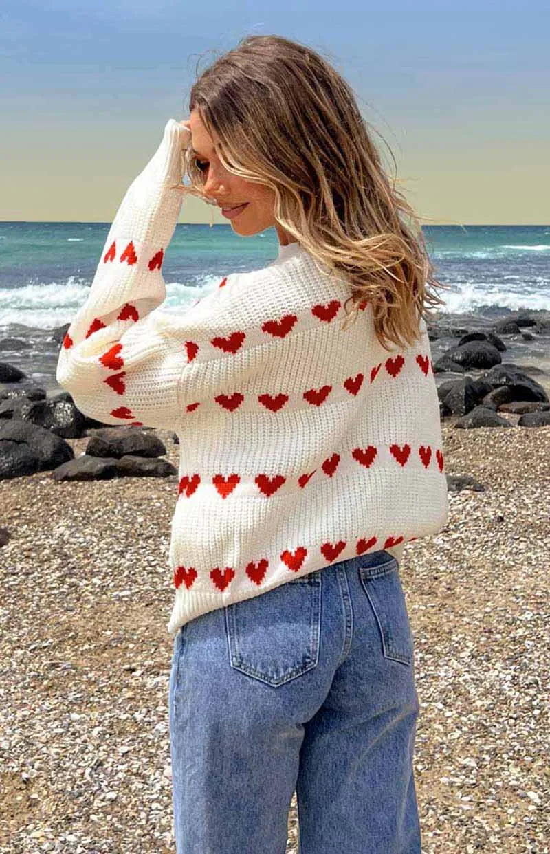 Maglioni Lavorati A Maglia Per Donne In Due Colori Jacquard Collo Rotondo Pullover Trend 2026 Nuovi