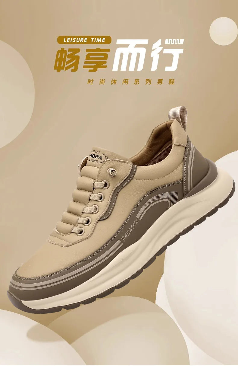 Scarpe Da Uomo Slip On In Pelle Impermeabili Antiscivolo Leggere Traspiranti Mocassini Casual Allingrosso