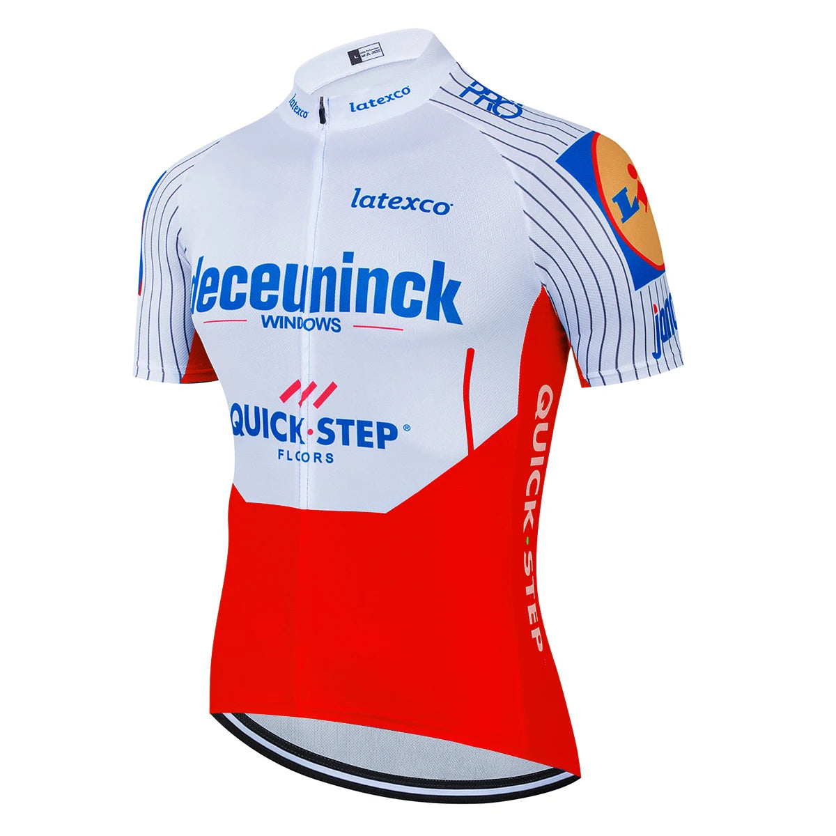Maglia Ciclismo A Manica Corta Quick Step 2025 Uomo Racing Estiva Per Bicicletta