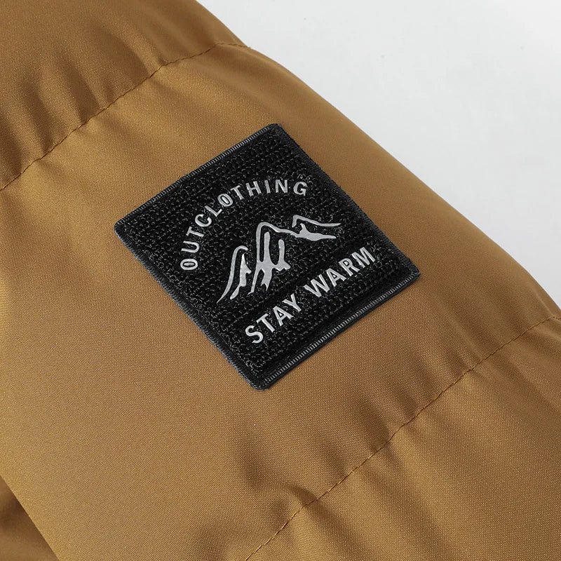 Parka Da Uomo Antivento Ispessito Da Outdoor Con Cappuccio Abbigliamento Invernale Casual Comfort