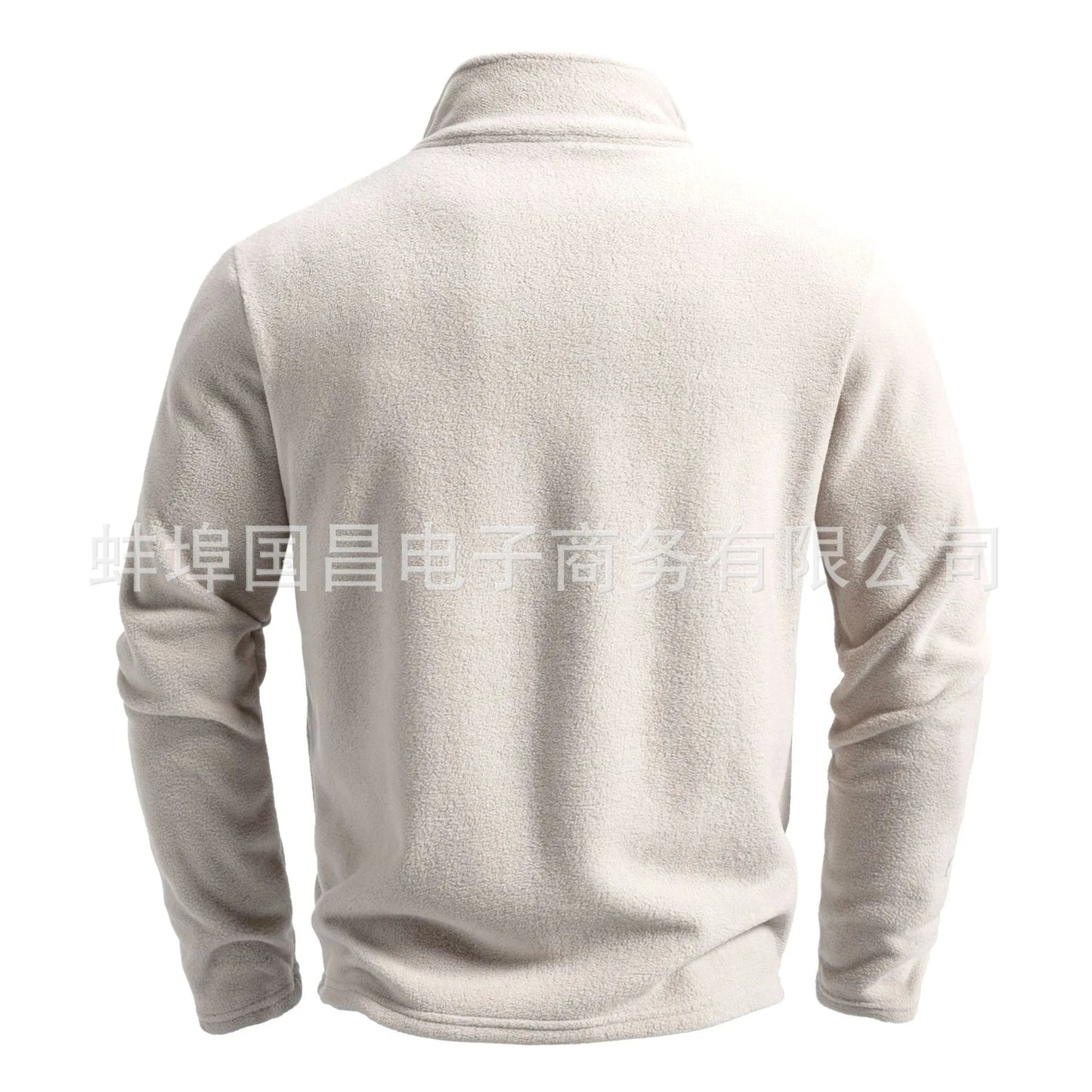 Felpa Con Cappuccio In Pile Di Agnello Tinta Unita Uomo Autunno Inverno Giacca Sportiva Casual Taglie Forti
