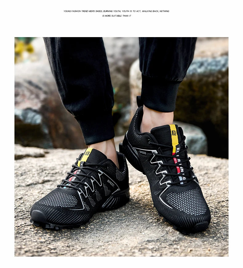 Scarpe Da Ciclismo MTB Traspiranti Uomo Scarpe Da Bicicletta Leggere Per Trekking All'Aperto E Equitazione