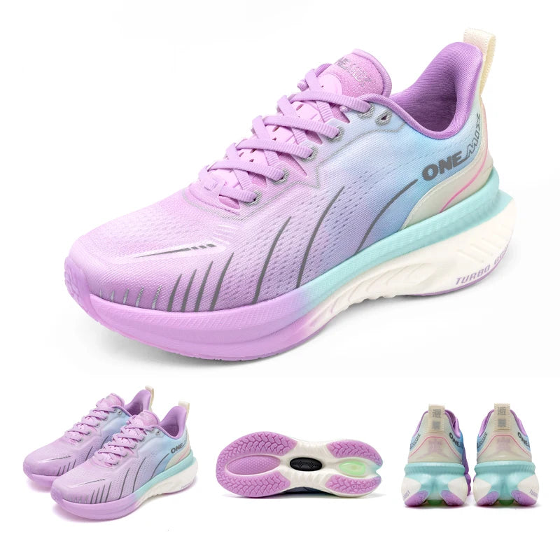 Onemix Scarpe Da Corsa Ammortizzate Da Donna Autunno Inverno Antiscivolo Con Lacci Per Corsa Intensa Danza