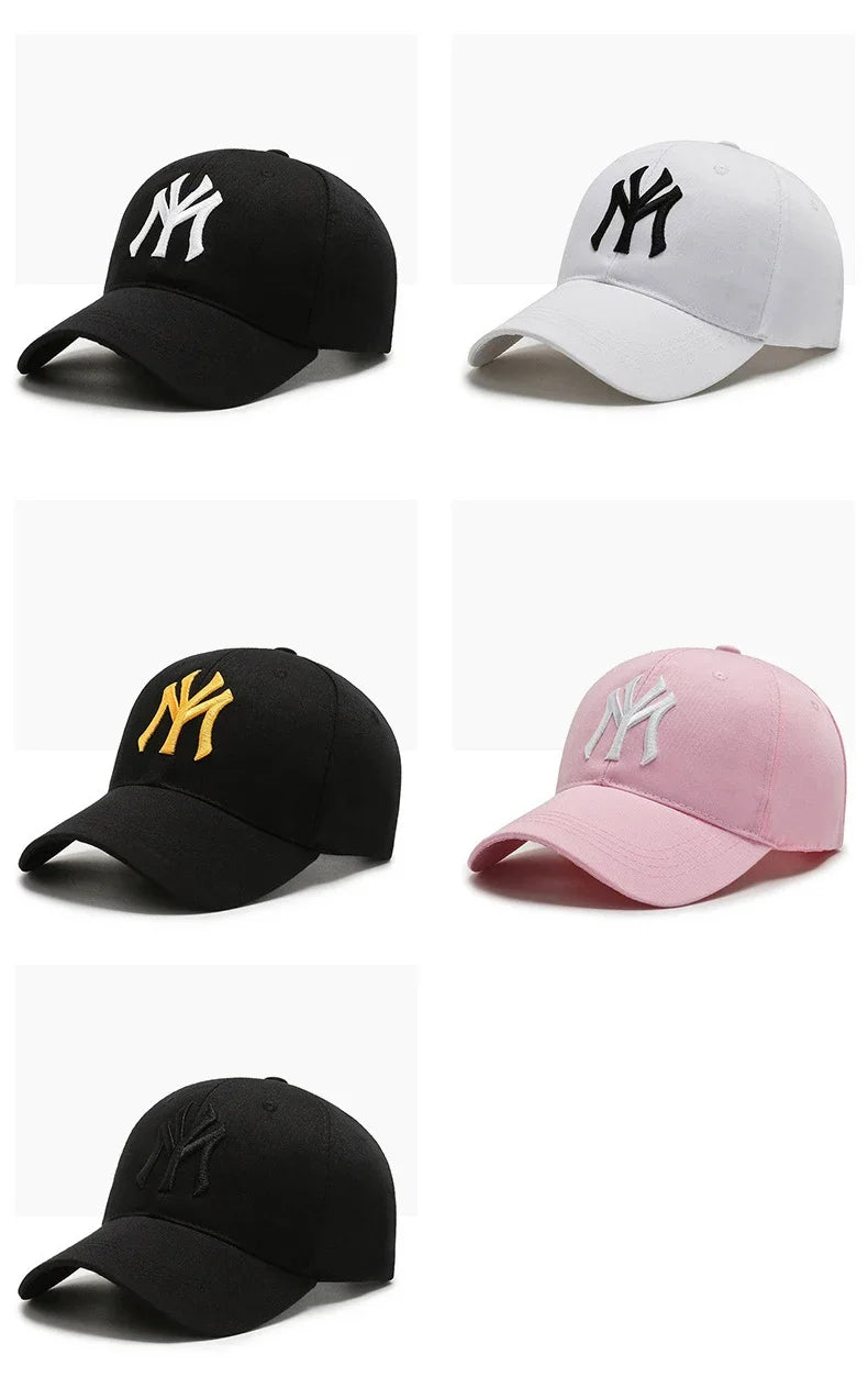 Berretto Da Baseball Unisex Ricamo Lettera Cappello Hip Hop Regolabile Esterno Protezione Solare Primavera Autunno