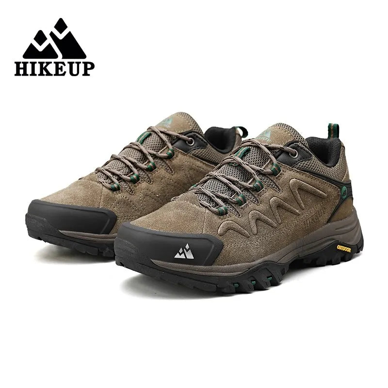 Scarpe Da Trekking Da Uomo In Pelle Hikeup Traspiranti Scarpe Da Ginnastica Da Trekking Turistiche Per Trail E Montagna