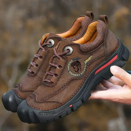 Scarpe Da Trekking Da Campeggio In Vera Pelle Uomo Scarpe Da Ginnastica Sportive Da Uomo Per Tempo Libero