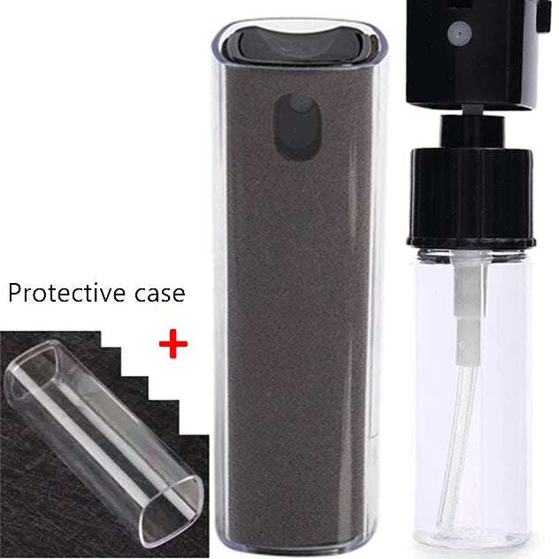 Detergente Per Schermo Con Bottiglia Spray 2 In 1 E Set Di Panni In Microfibra Per Computer E Smartphone Pulizia Auto