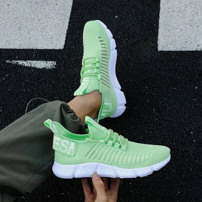 Scarpe Da Ginnastica Estive Da Uomo Traspiranti In Mesh Leggero Per Allenamento E Tennis Eleganti Spedizione Gratuita