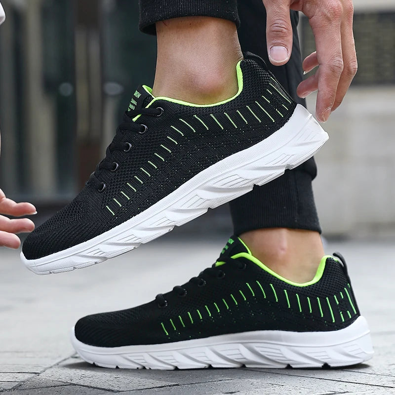 Scarpe Da Ginnastica Uomo Traspiranti Esterno 2025 Scarpe Sportive Casual Da Corsa Con Suola Morbida Antiscivolo Mesh