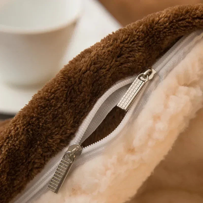 Coperta Riscaldata In Lana Portatile Doppia Faccia Antipilling Queen Letto Invernale Per Campeggio