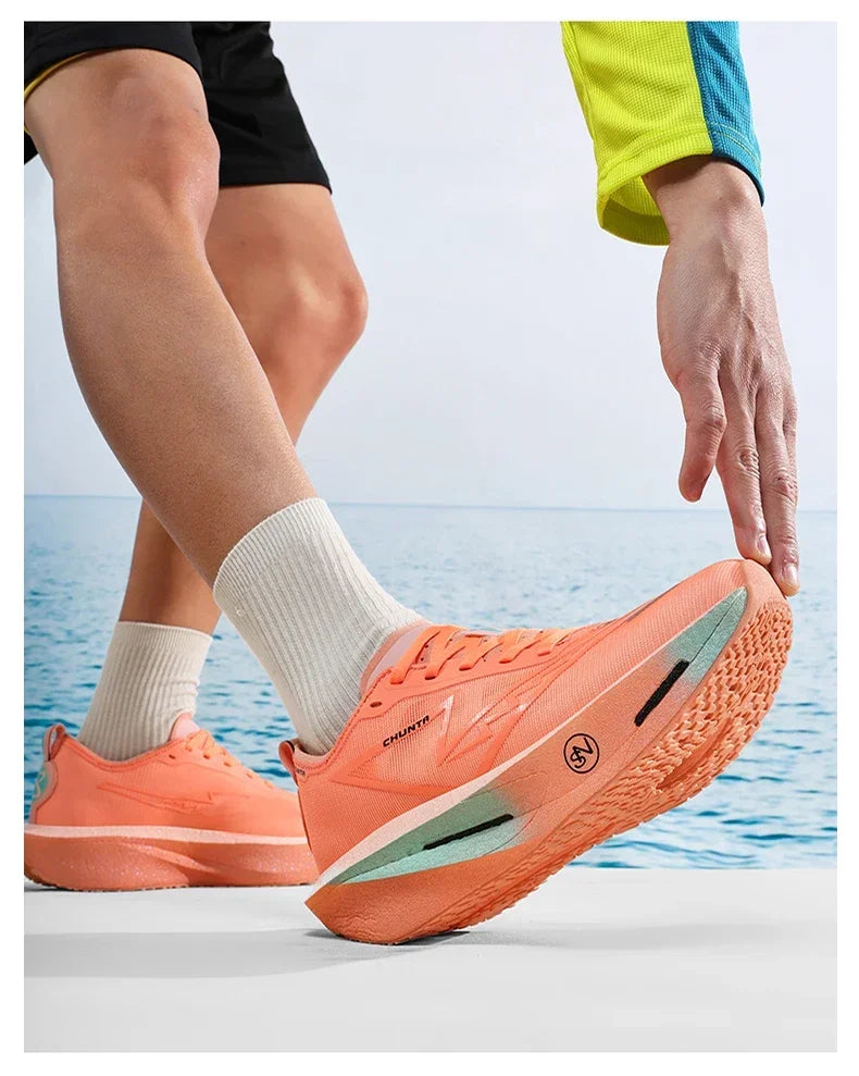 Scarpe Da Corsa Con Piastra In Carbonio Leggere Traspiranti Per Maratona Uomo E Donna Scarpe Atletiche Confortevoli