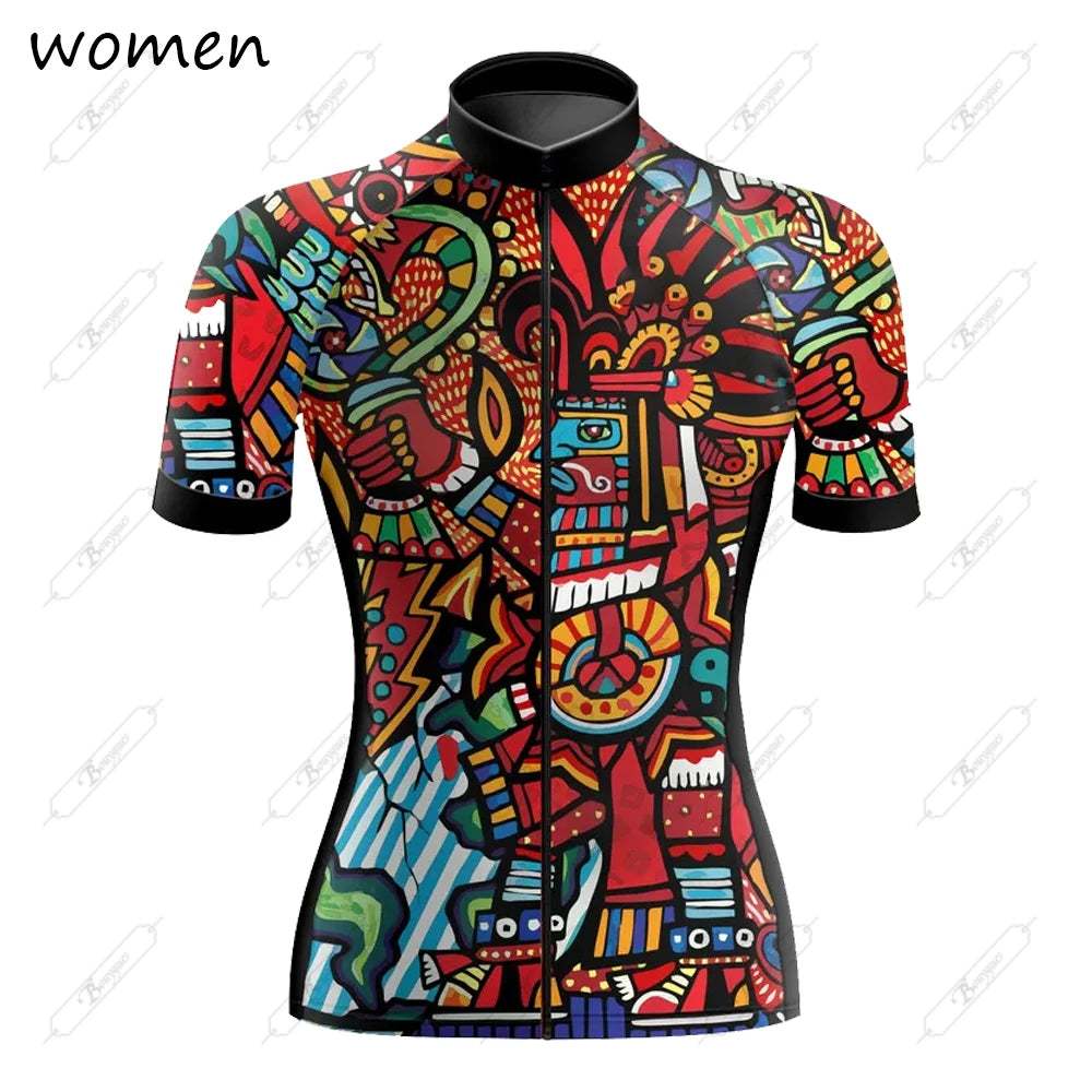Maglia Da Ciclismo Donna Estate Premium Traspirante Team Racing Abbigliamento Da Ciclismo Maglia Da Bici Corta