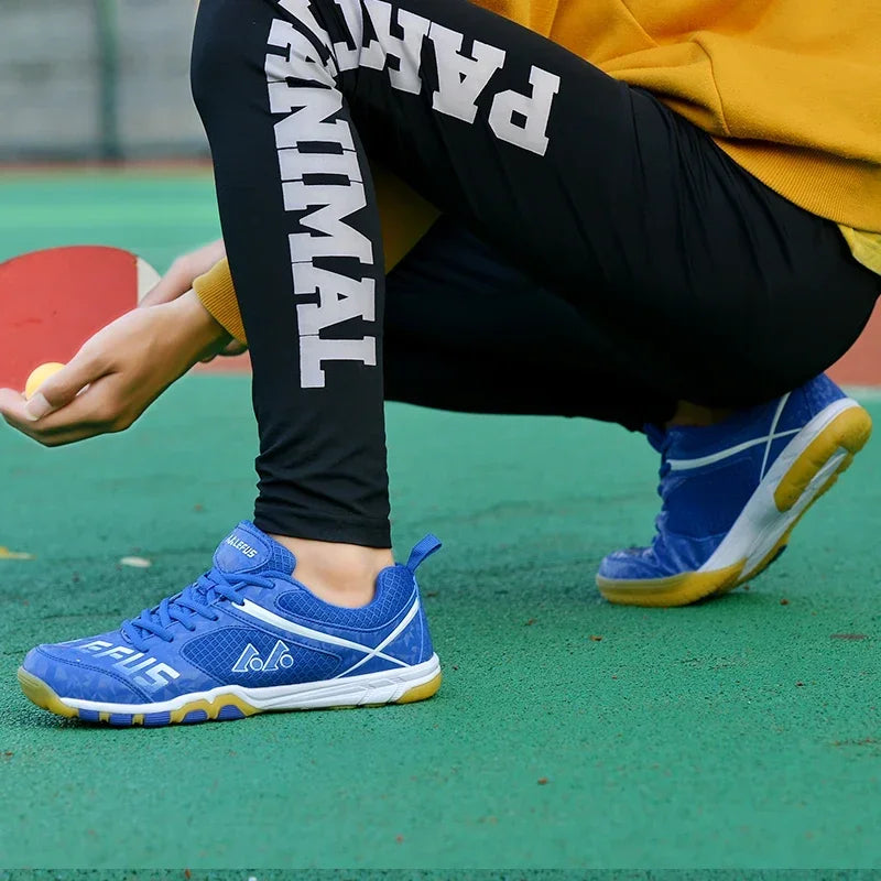 Scarpe Da Tennis Da Competizione Uomo Professionali Traspiranti Coppia Scarpe Da Ping Pong E Badminton