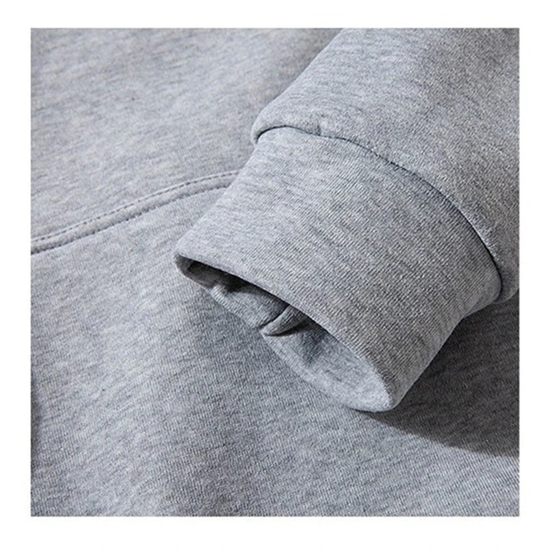 Tuta Sportiva Da Uomo Tinta Unita Felpa Con Cappuccio E Pantaloni Jogging Alta Qualità Casual Quotidiana