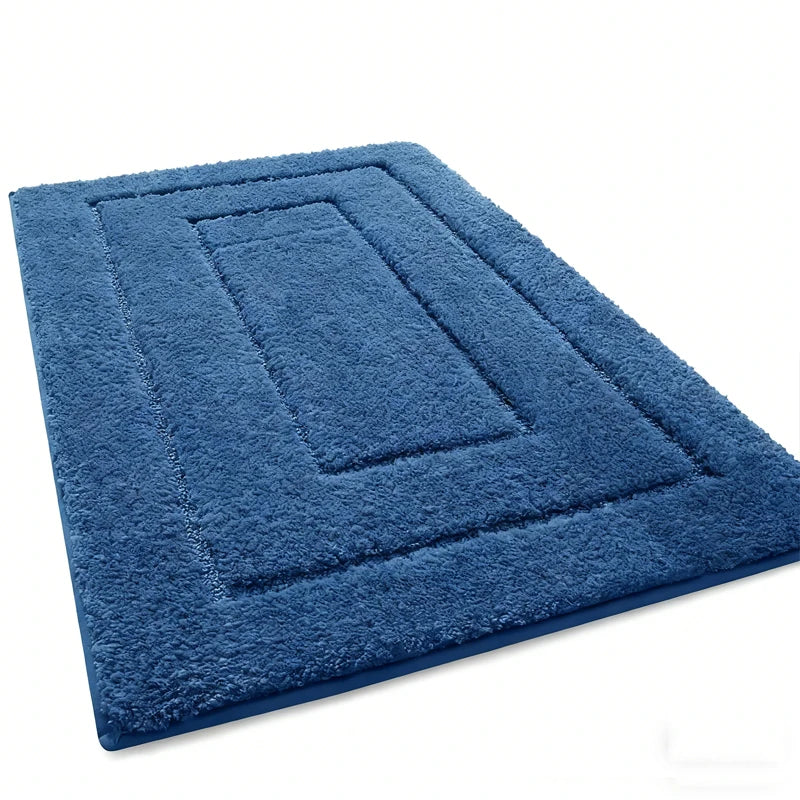 Homaxy Tappetino Da Bagno In Velluto A Doppio Telaio Antiscivolo Per Interni Assorbe Acqua E Trappola Sporco Comodo